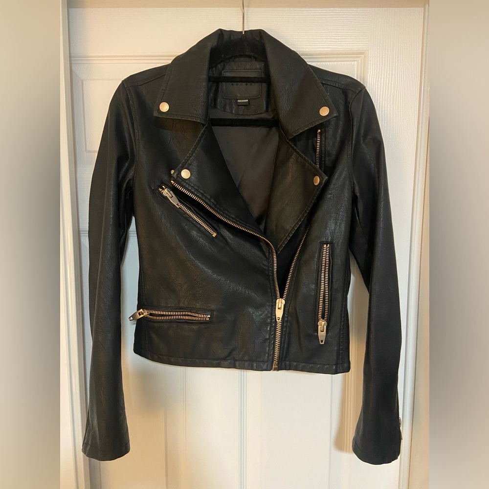 blankNYC black leather jacket